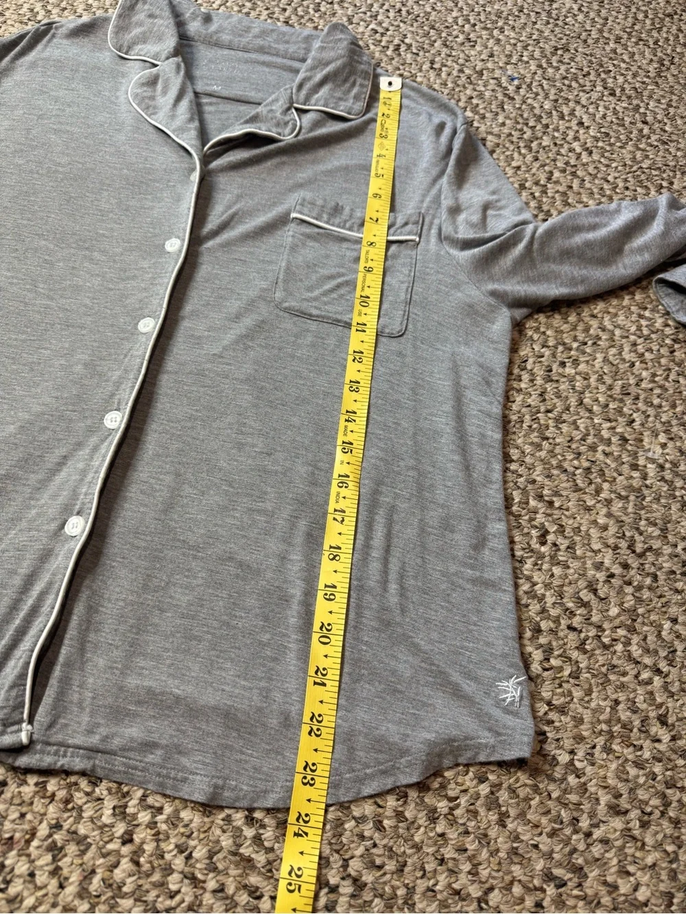Cozy Earth Stretch-Knit Long Sleeve Bamboo Pajama Set size M